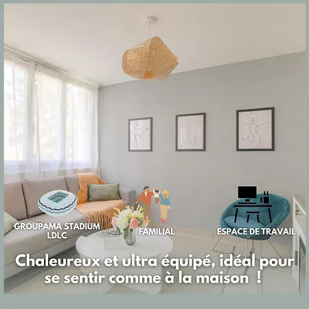 Διαμέρισμα L'escapade Stadium - T4 Familial Climatise